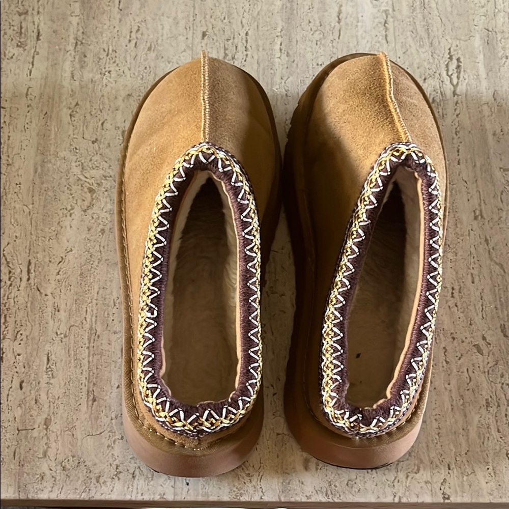 Brown Slip-On Women's Shoes